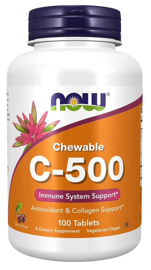 Now C-500 CHEW CHERRY 100 TABS