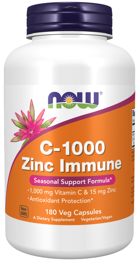 Now C-1000 ZINC IMMUNE 180 VCAPS