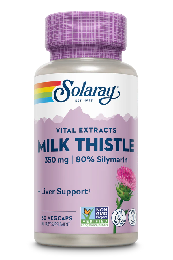 Solaray Vital Extracts Milk Thistle 30CT 350MG Veg Capsule