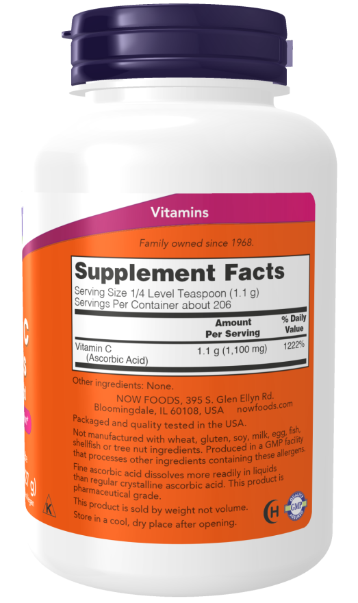 Now VITAMIN C POWDER 8 OZ