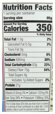 DR. MCDOUGALL`S Black Bean & Lime 3.4 OZ