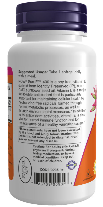 Now SUN-E 400 IU 60 SGELS