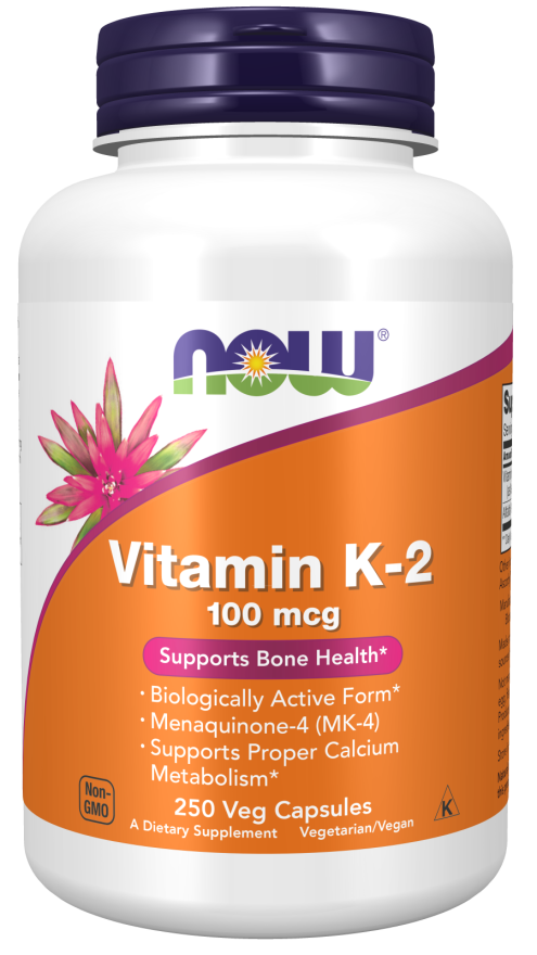 Now VITAMIN K-2 100mcg 250 VCAPS