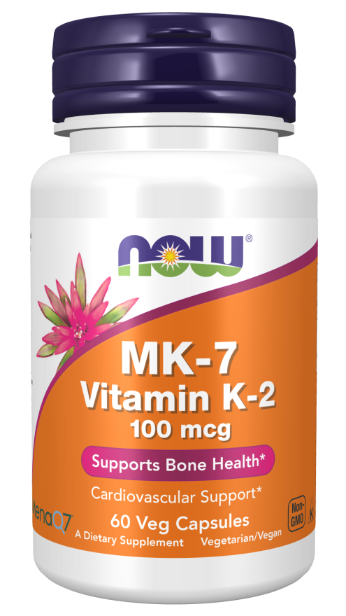 Now VITAMIN K-2 (MK7) 100 mcg 60 VCAPS
