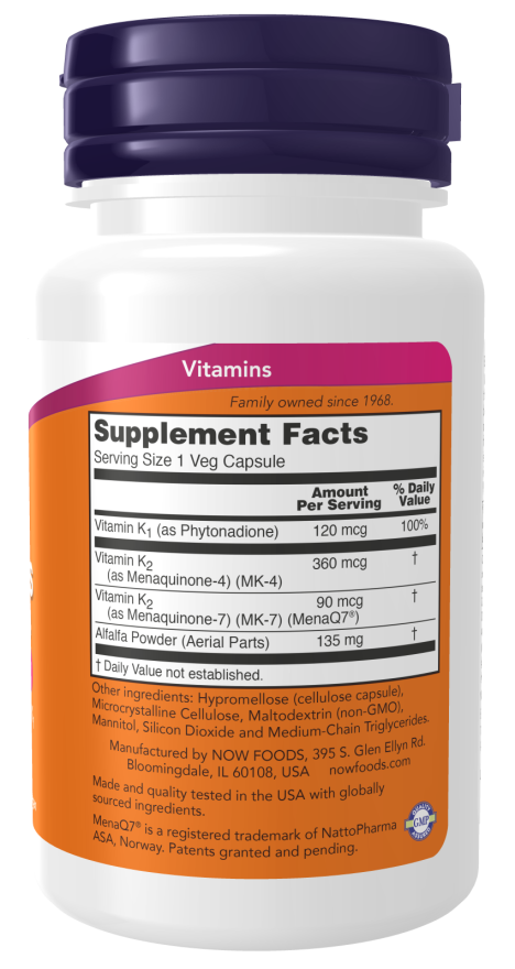 Now MK-7 PLUS 90 VCAPS