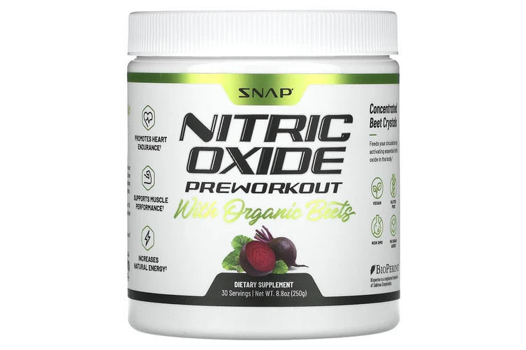 SNAP SUPPLEMENTS NITRIC OXIDE PREWORKOUT 250GM