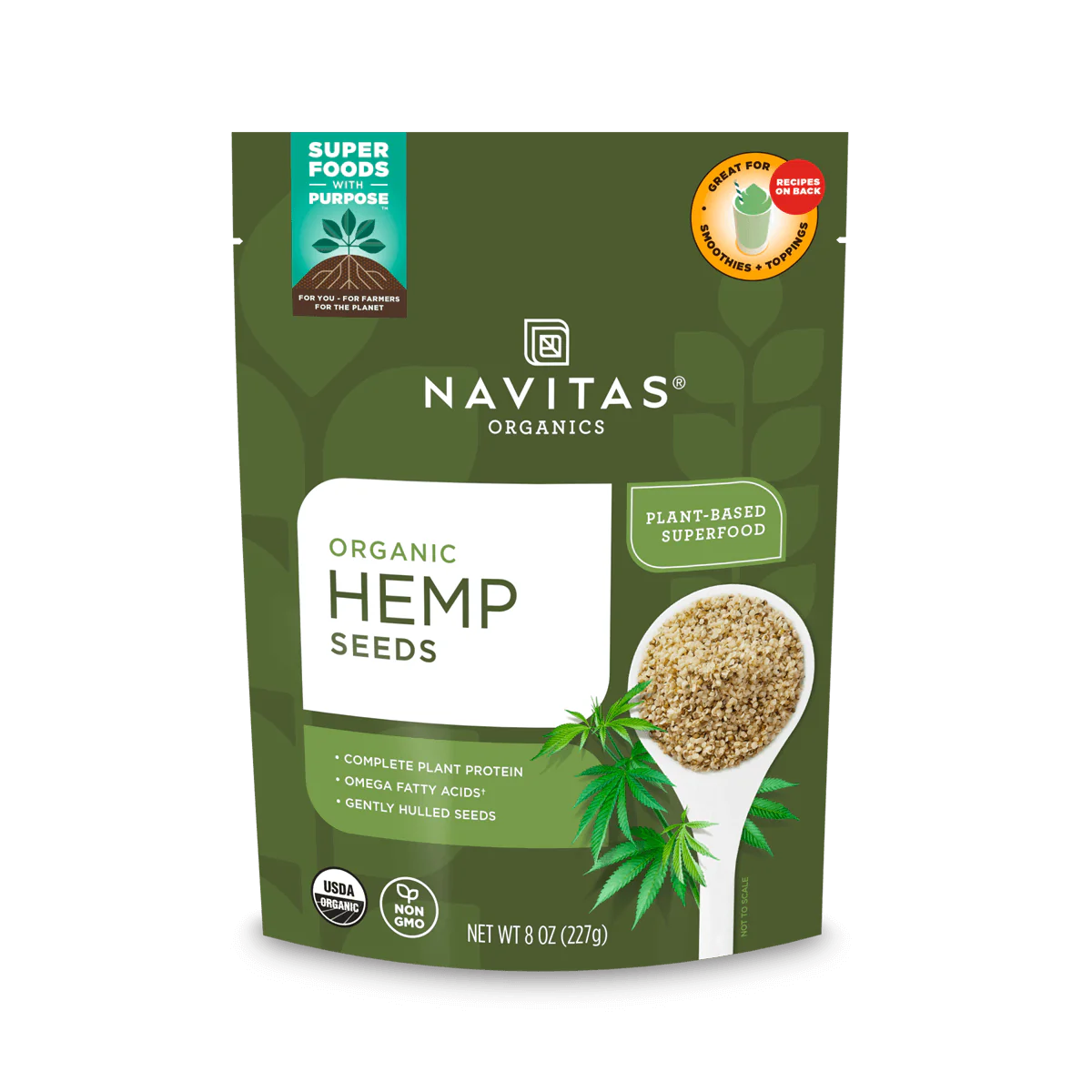 NAVITAS NATURALS Hemp Seeds Shelled