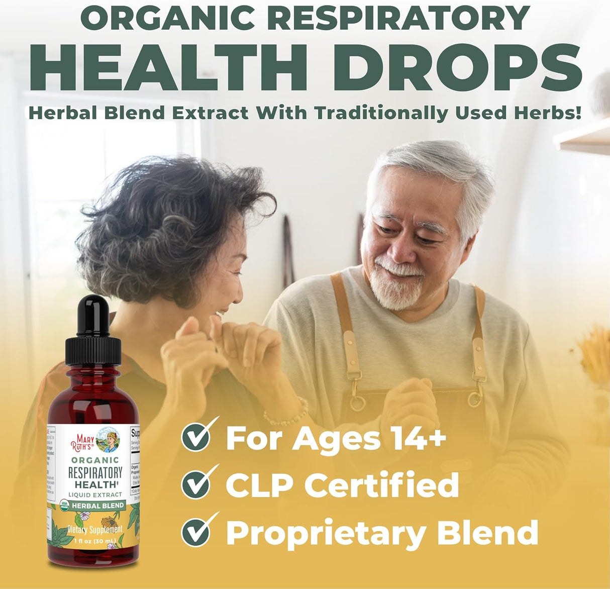 Mary Ruth's Organic Respiratory Health Herbal Blend (1 oz)