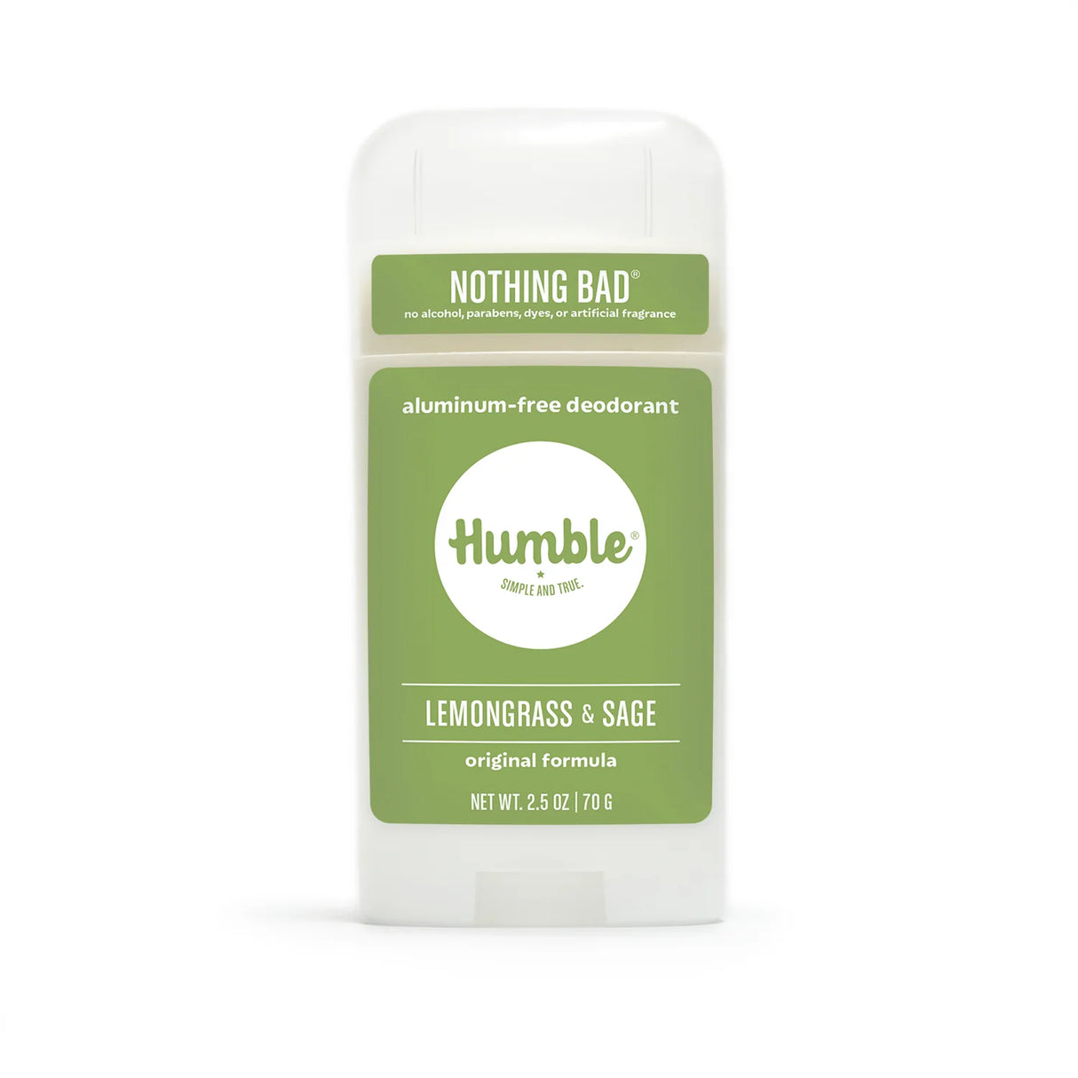 HUMBLE BRANDS DEODORANT ORIGINAL LEMONGRASS & SAGE 2.5OZ