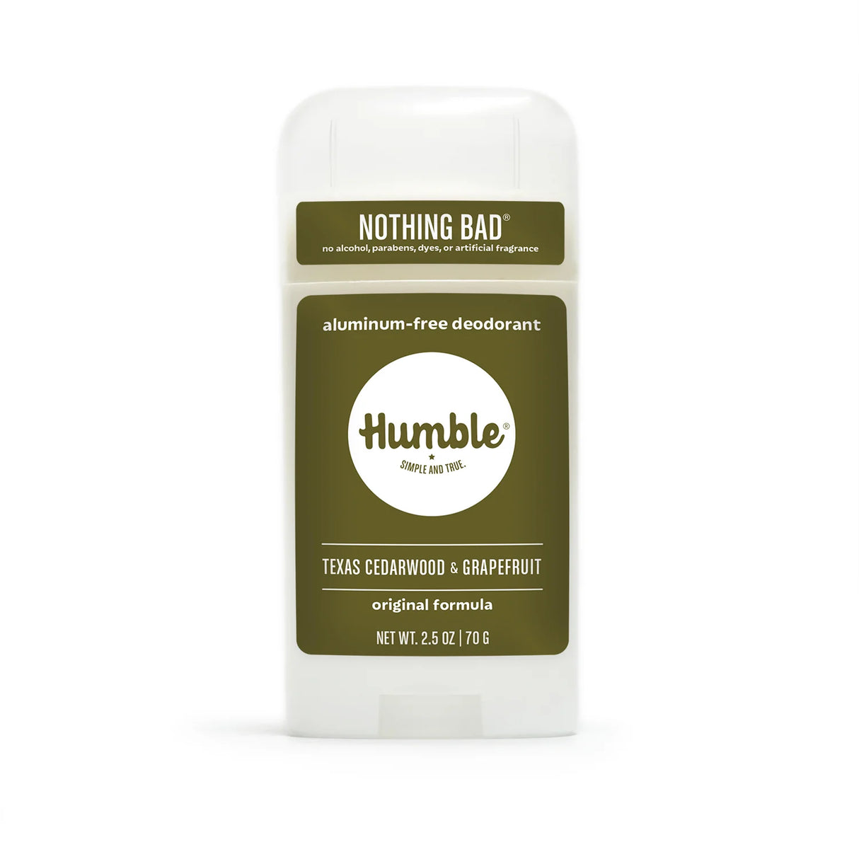 HUMBLE BRANDS DEODORANT ORIGINAL CEDARWOOD & GRAPEFRUIT 2.5OZ