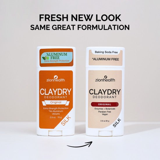 Zion Health Clay Dry Silk Original 2.5 oz