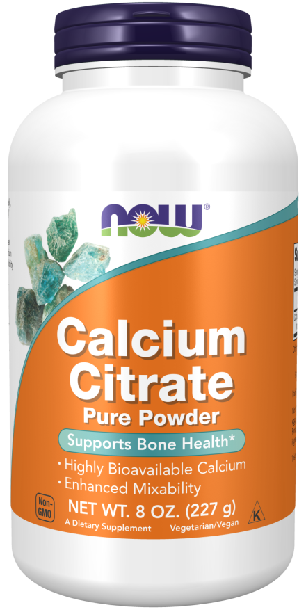 Now CALCIUM CITRATE POWDER 8 OZ