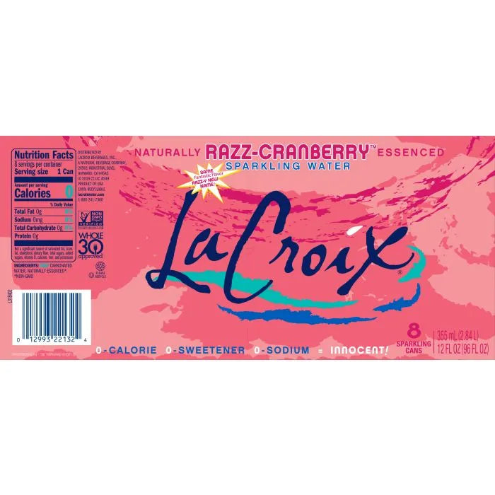 LACROIX Razz-Cranberry 12 OZ