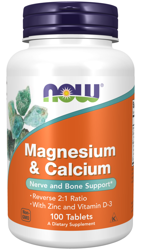 Now MAG & CALCIUM 2:1 RATIO 100 TABS