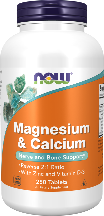 Now MAG & CALCIUM 2:1 RATIO 250 TABS