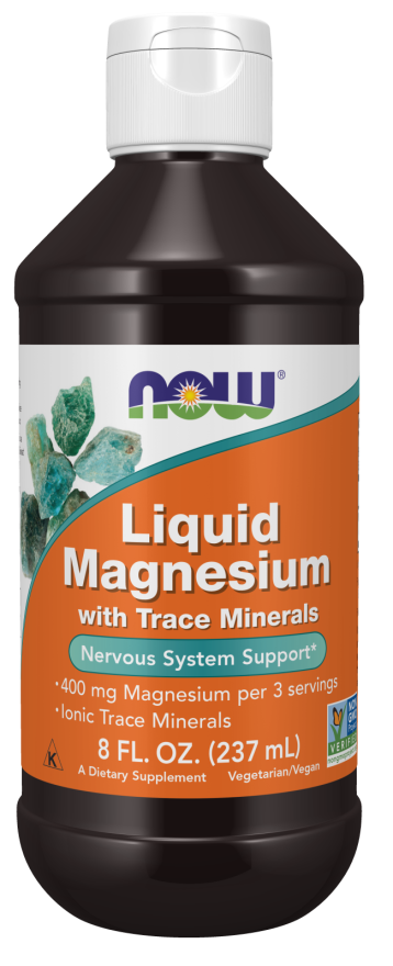 Now LIQUID MAGNESIUM/TRACE MINS 8 OZ