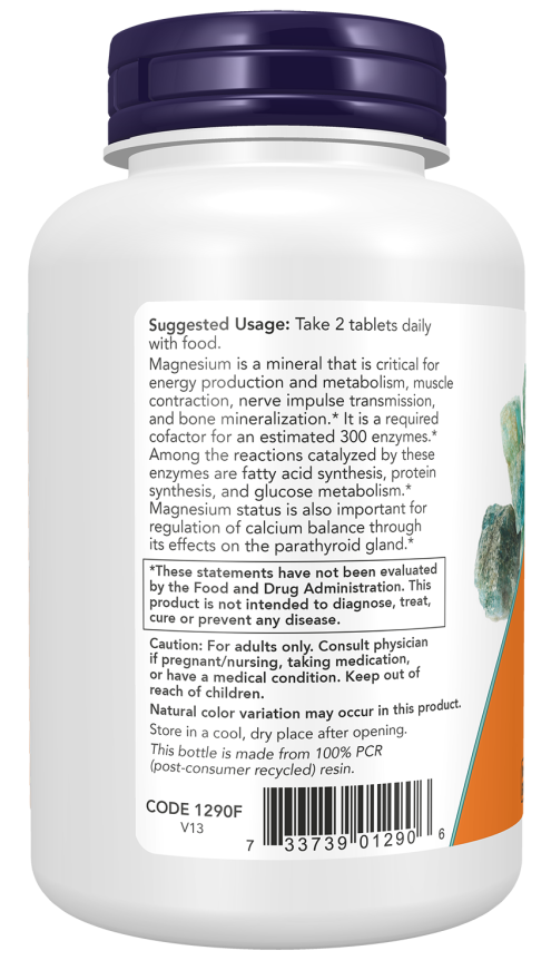 Now MAGNESIUM CITRATE 200mg 100 TABS