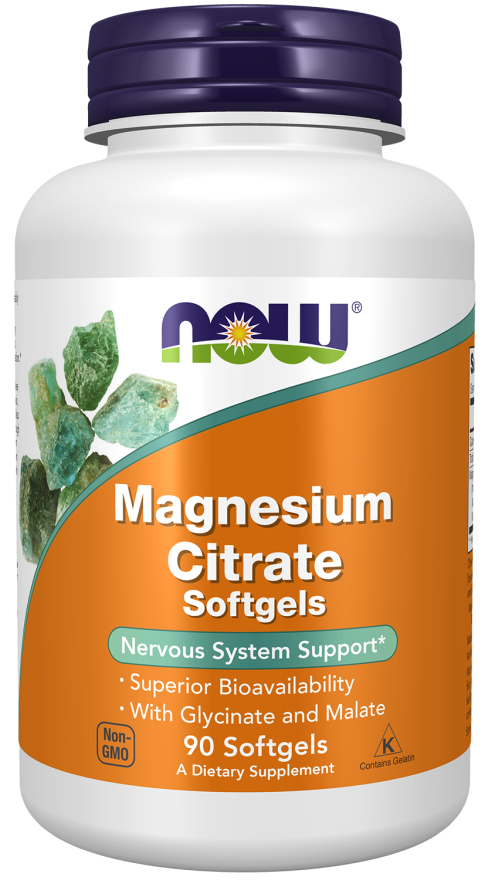 Now MAGNESIUM CITRATE 134mg 90 SGELS