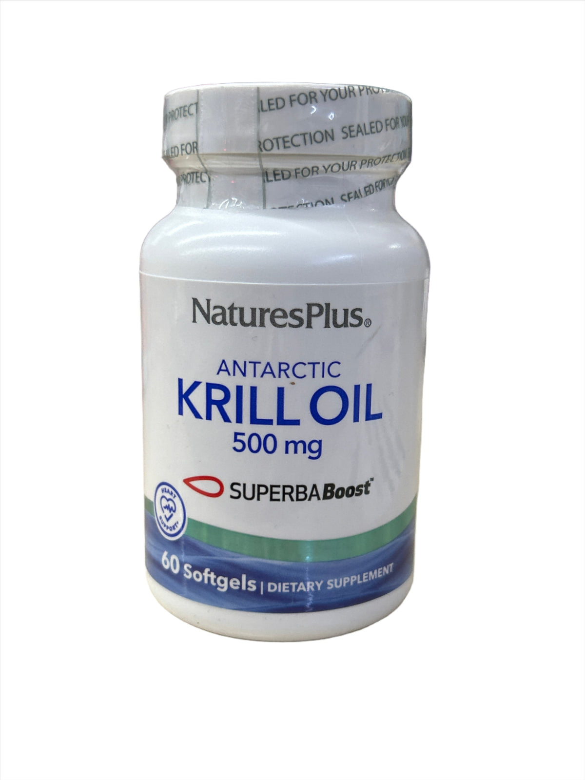 Natures Plus Aceite de Krill Antártico 500 mg 60 Cápsulas Blandas