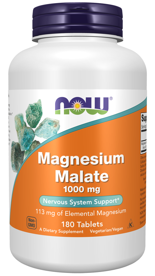 Now MAGNESIUM MALATE 1000mg 180 TABS