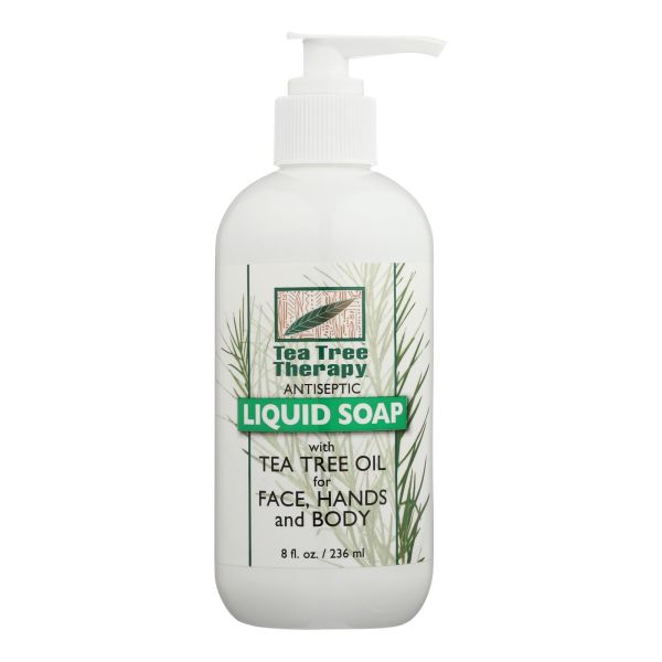 TEA TREE THERAPY INC. ANTISEPTIC TEA TREE LIQUID SOAP 8OZ