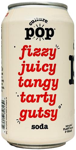 CULTURE POP SODA Strawberry Rhubarb Soda Singles 12 OZ