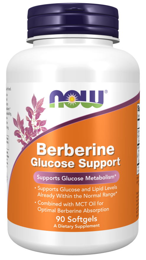 Now BERBERINE GLUCOSE SUPPORT 90 SGELS