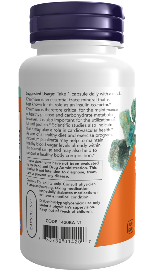 Now CHROM PIC 200MCG 100 VCAPS