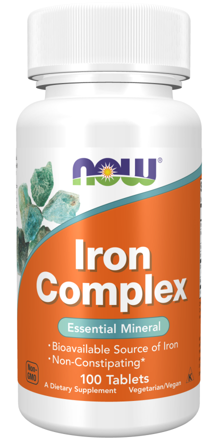 Now IRON COMPLEX 100 TABS