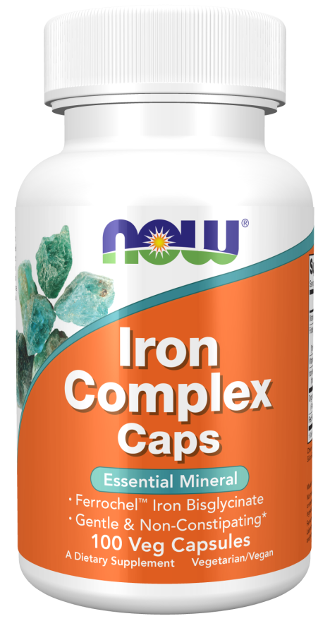 Now IRON COMPLEX CAPS (GLYCINATE) 100 VCAPS