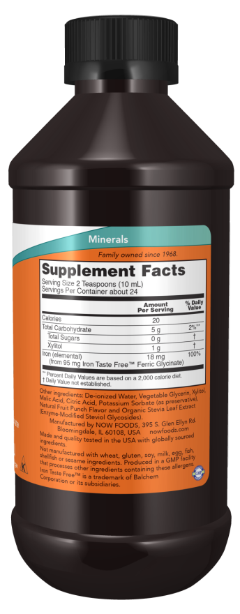 Now LIQUID IRON 8 FL OZ