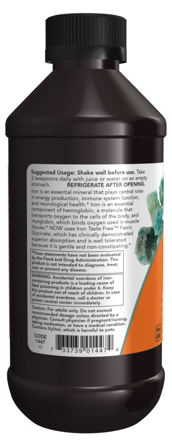 Now LIQUID IRON 8 FL OZ