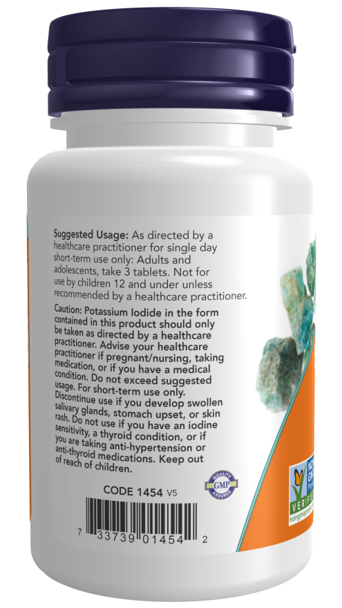 Now POTASSIUM IODIDE 30 MG 60 TABS