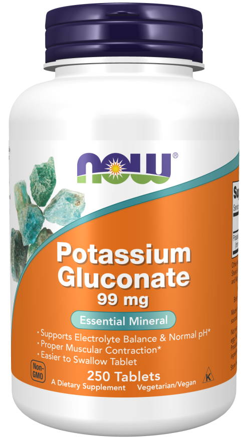 Now POTASSIUM GLUCONATE 99mg 250 TABS