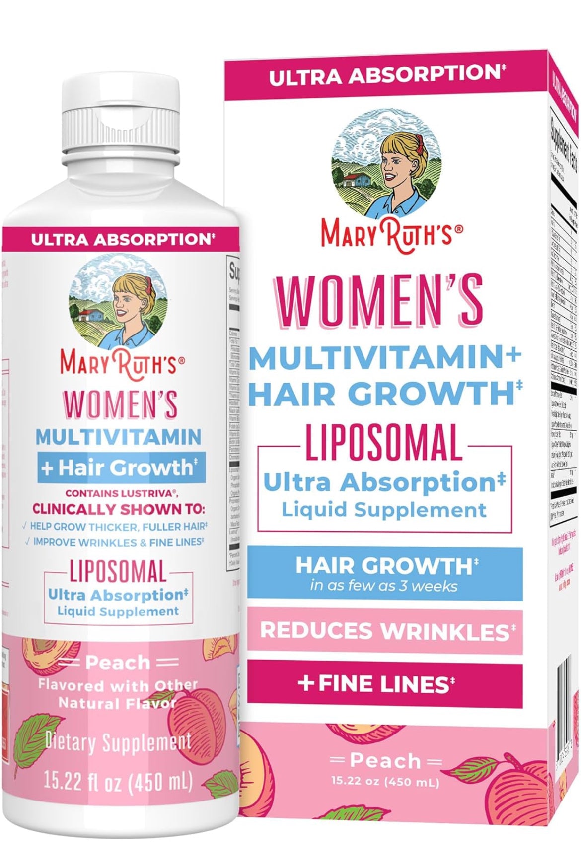 Women's Multivitamin + Hair Growth Liposomal ( 15.22 oz)