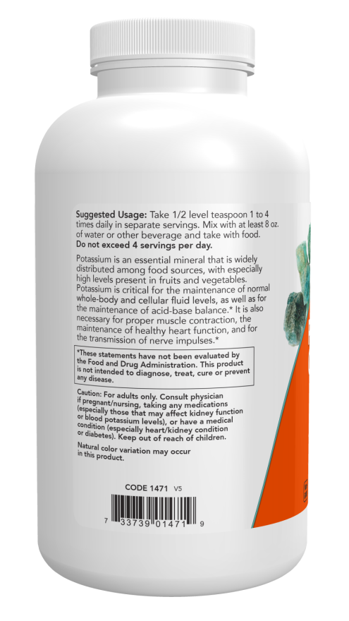 Now POTASSIUM GLUCONATE PURE PWD 1 LB