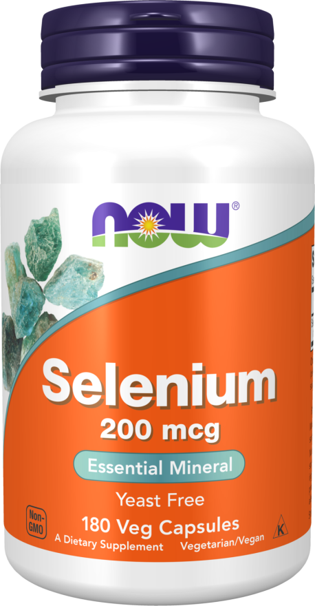 Now SELENIUM 200mcg 180 VCAPS