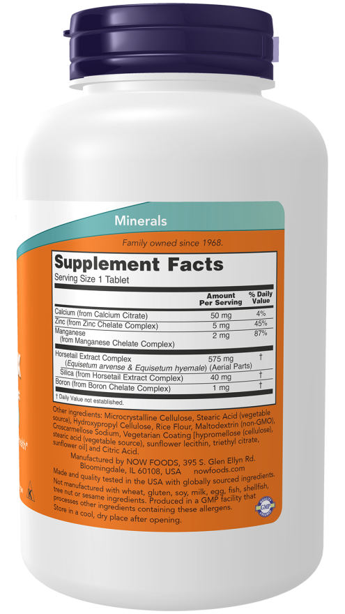 Now SILICA COMPLEX 180 TABS