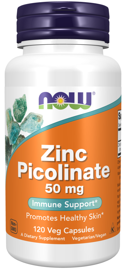 Now ZINC PICOLINATE 50mg 120 VCAPS