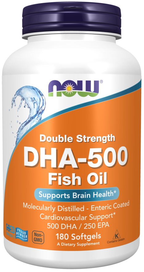 Now DHA- 500mg 180 SGELS