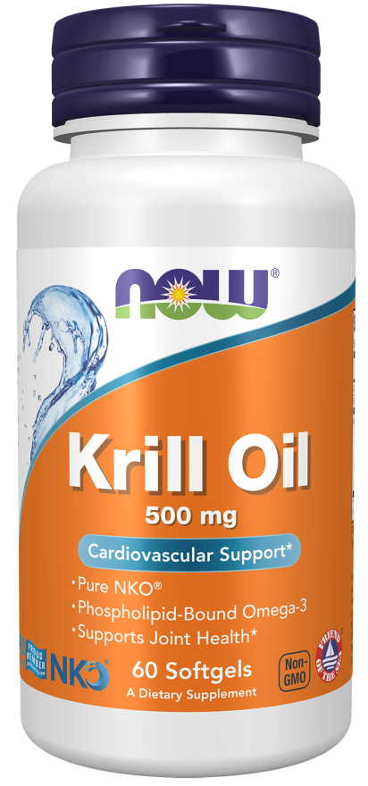 Now KRILL OIL 500 MG 60 SGELS