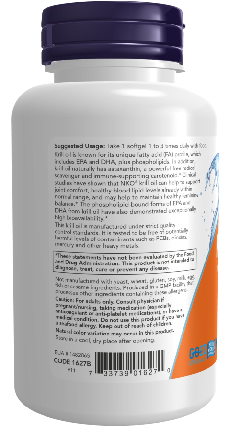 Now KRILL OIL 1000 MG 120 SGELS