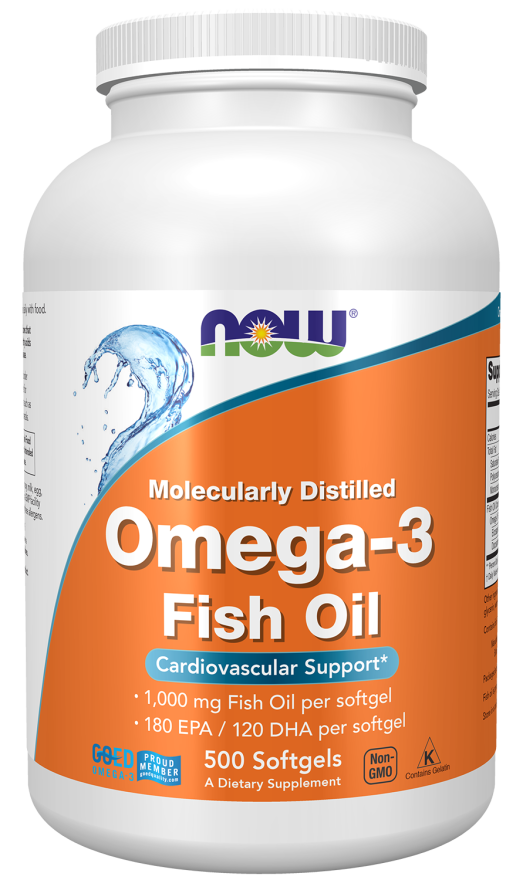 Now OMEGA-3 1000mg 500 SGELS