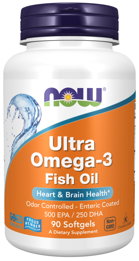 Now ULTRA OMEGA 3 FISH OIL 90 SGELS