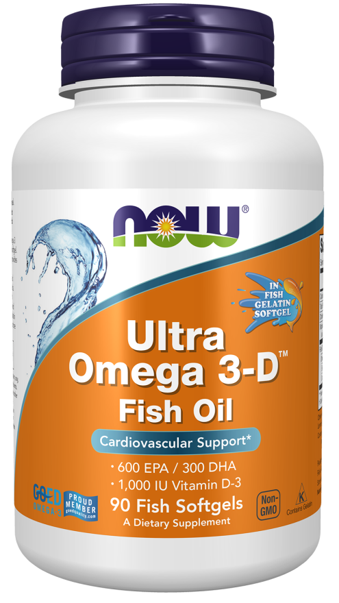 Now ULTRA OMEGA 3-D SOFTGELS 90 FSG