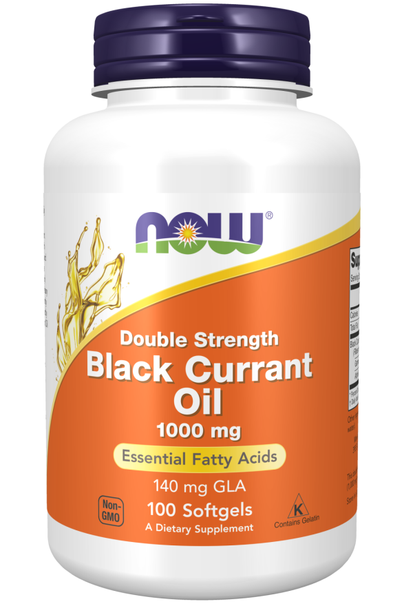 Now BLACK CURRANT OIL 1,000mg 100 SGELS