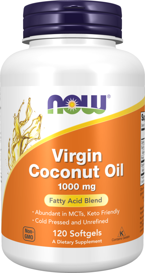 Now COCONUT OIL 1000MG 120 SGELS