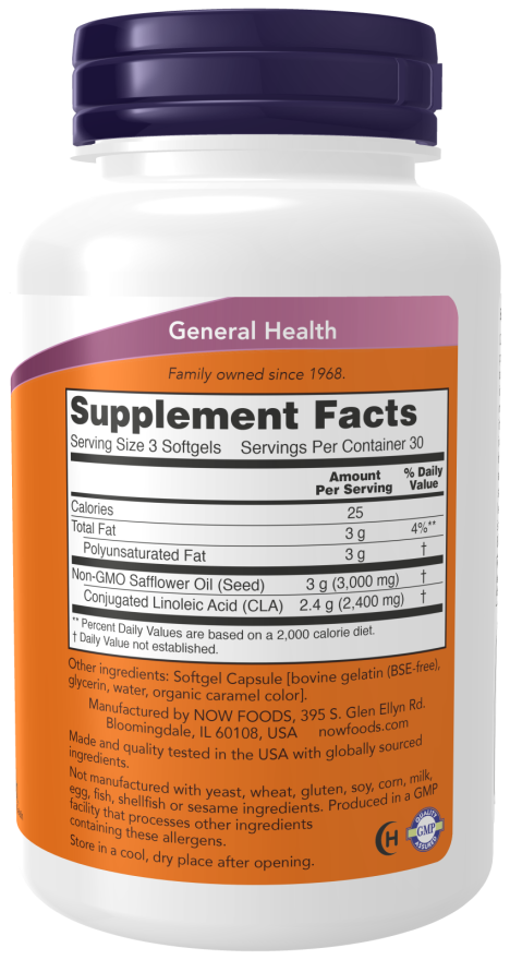 Now CLA 800mg 90 SGELS