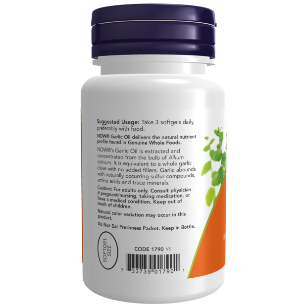 Now GARLIC OIL 1500mg 250 SGELS