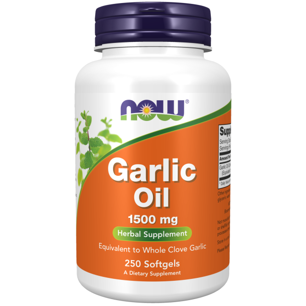 Now GARLIC OIL 1500mg 250 SGELS